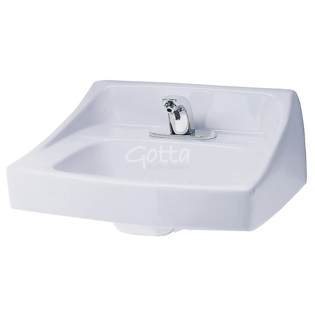 TOTO Lavabo Comercial a Muro ADA Toto LT307R#01 ¡DISPONIBLE PARA ENTREGA INMEDIATA!