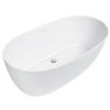 Tina freestanding ovalada acrílico 310 lt. color Blanco Mate 170x80x58 cm