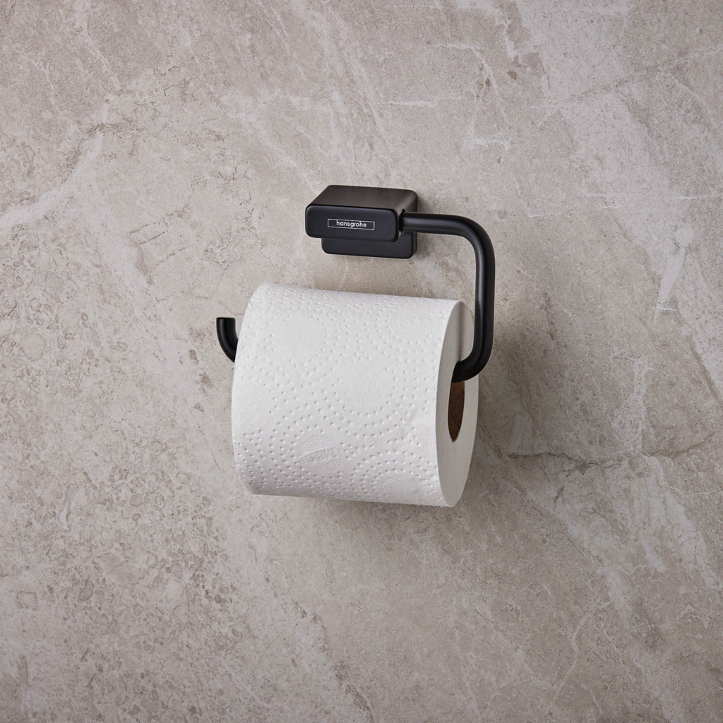 Addstoris Portarrollo Latón Negro Mate Hansgrohe 41771670 Essentials