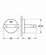 Gancho Perchero Cromo BauCosmopolitan GROHE 40461001