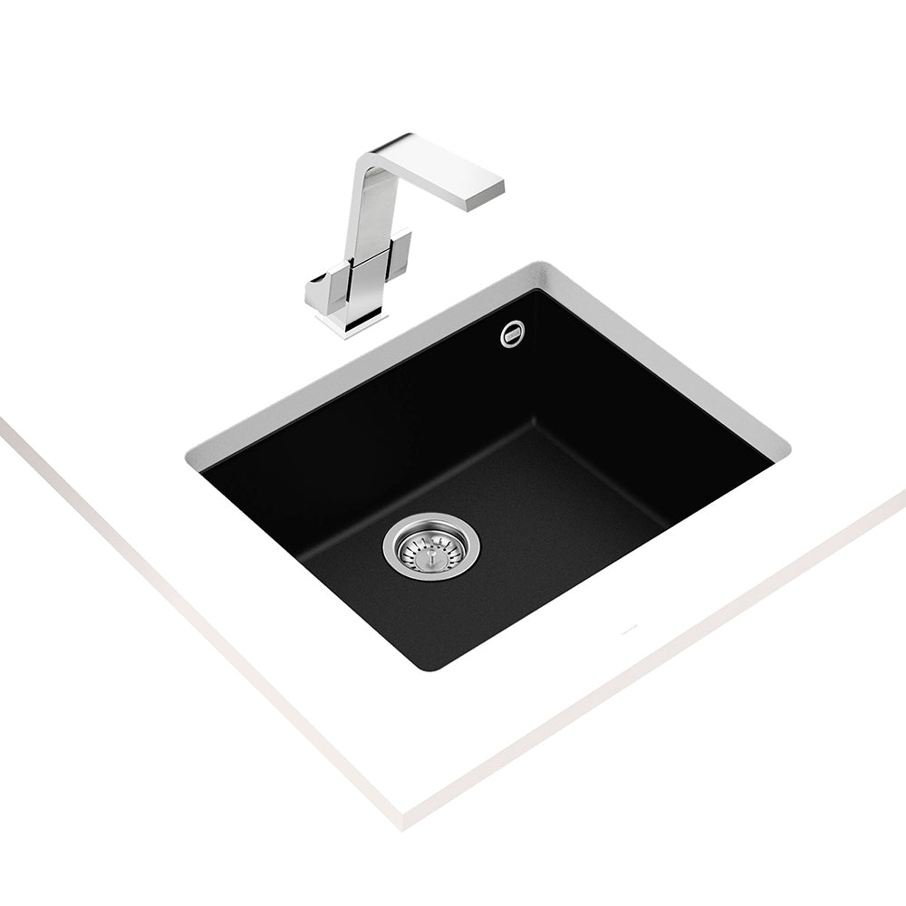 Fregadero Negro Maestro SQUARE 50.40 TG B Submontar Teka 115230020