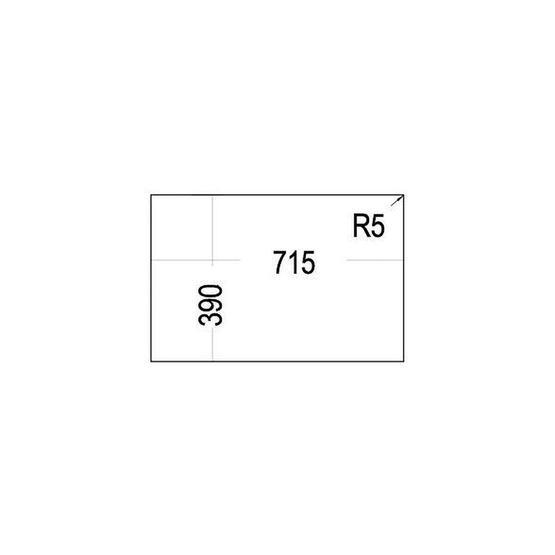Tarja Negra Maestro Square 760 TG B Submontar TEKA 115260024