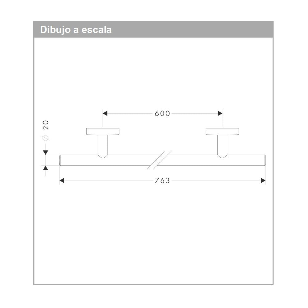 Toallero de Barra Logis cromo Hansgrohe 40516000