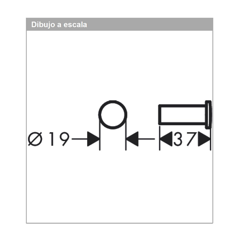 Percha Sencilla Cromo Logis Universal Hansgrohe 41711000 Essentials